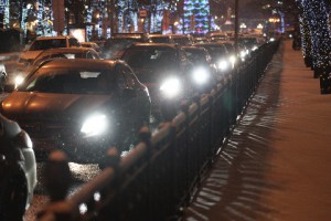 В Москве из-за гололеда на дорогах возможны заторы