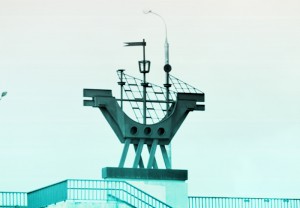 Статуя корабль - достопримечательность района Братеево
