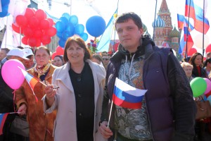 Депутаты района Братеево на демонстрации 1 Мая