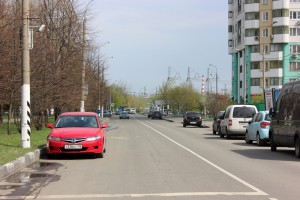 Автомобильная дорога в районе Братеево