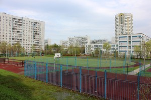 Футбольное поле в районе Братеево