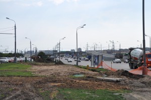 Строительство на Варшавском шоссе