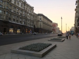 Благоустройство на Тверской улице
