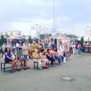 Площадка фестиваля возле ТЦ Домодедовский