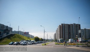 Светофор на улице Борисовские пруды