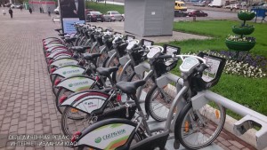 Пункт проката велосипедов у метро Чертановская