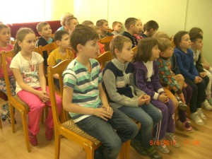 Юные посетители библиотеки на Ключевой
