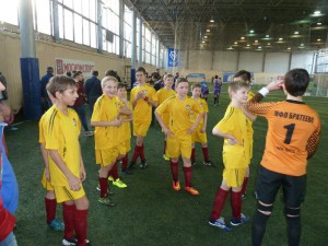 Юные футболисты команды района Братеево