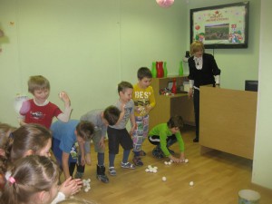 Юные участники мероприятия в детской библиотеке на Ключевой