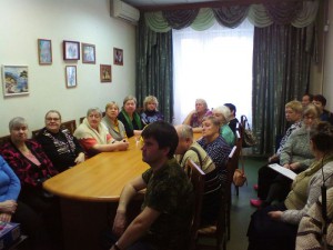 Посетители мероприятия в ТЦСО «Орехово» филиал «Борисово» 