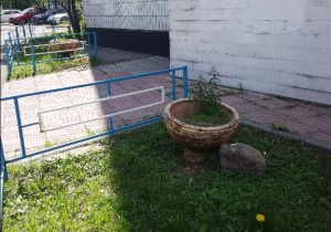 Житель района попросил посадить цветы на клумбе