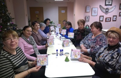 Участники творческой мастерской в библиотеке №150