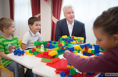 Мэр Москвы Сергей Собянин открыл два детских сада на севере столицы