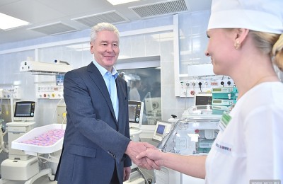 Мэр Москвы Сергей Собянин рассказал, что роддом городской клинической больницы №29 им. Баумана соответствует лучшим мировым стандартам