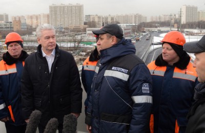 Мэр Москвы Сергей Собянин рассказал, что завершена реконструкция Сколковского шоссе в рамках строительства Северо-Западной хорды