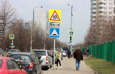 Светофор в районе Братеево