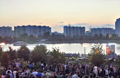 Москва-река в районе Братеево