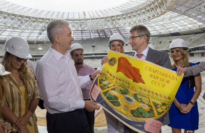 Собянин рассказал о реконструкции стадиона «Лужники» в Москве