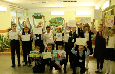Участники экологической акции "FSC-пятница"