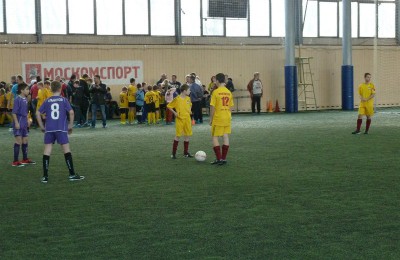 Юные футболисты района Братеево