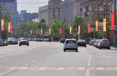 Праздничные украшения появятся в Москве ко Дню Победы