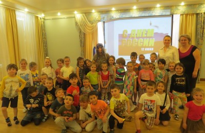 В дошкольном отделении образовательного учреждения №1034 отметили День России