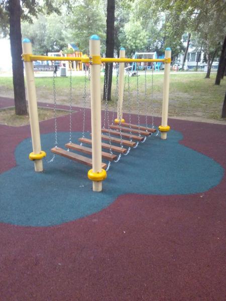 Детскую площадку починили на Борисовских прудах
