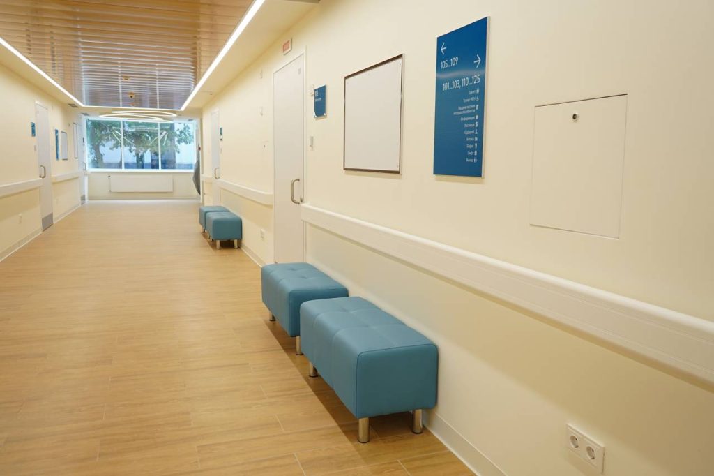 Елена Коростиленко рассказала о цифровых сервисах в поликлинике № 214. Фото: Анна Быкова, «Вечерняя Москва»