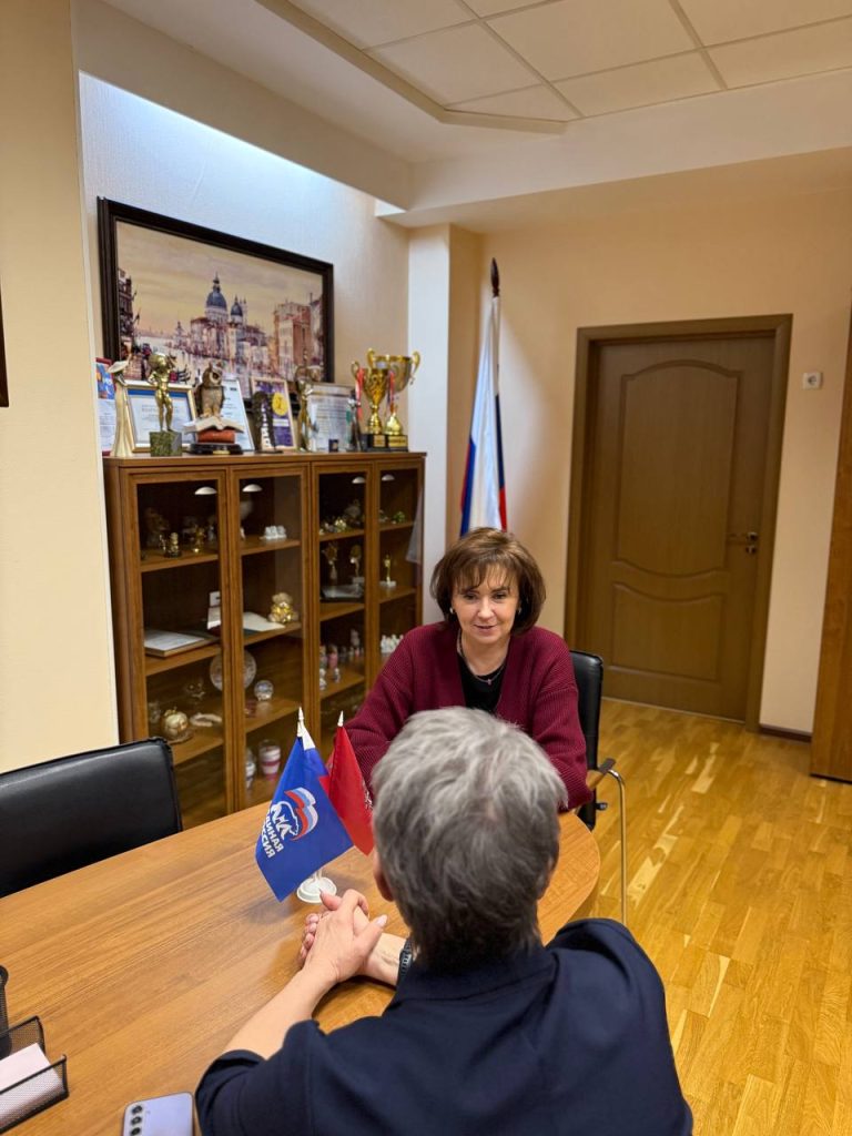 Ольга Белоусова провела личный прием граждан. Фото: Telegram-канал Ольги Белоусовой