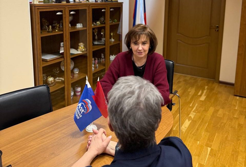 Ольга Белоусова провела личный прием граждан. Фото: Telegram-канал Ольги Белоусовой