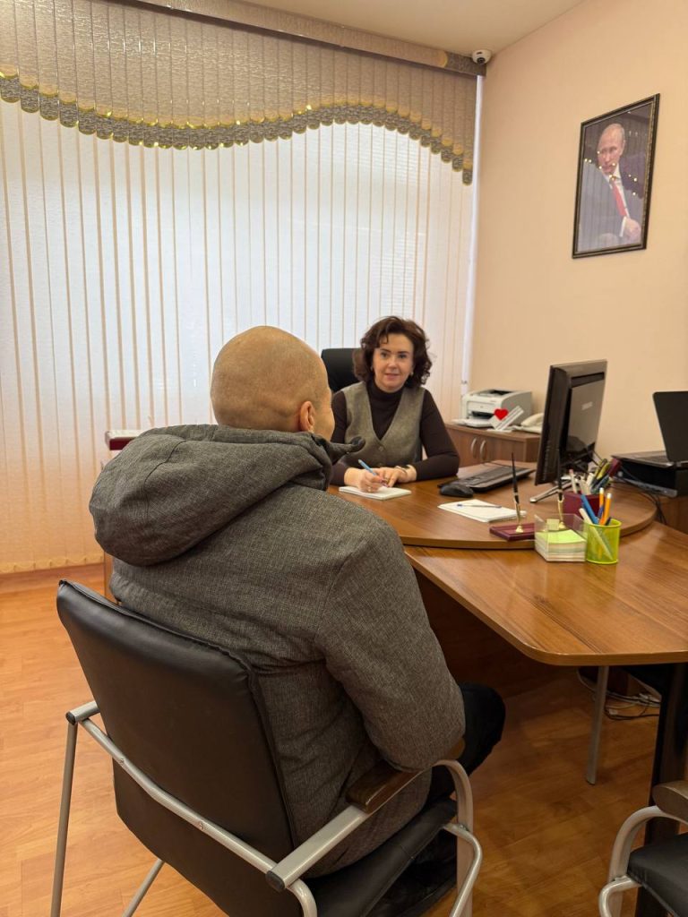 Ольга Белоусова провела личный прием граждан. Фото: Telegram-канал Ольги Белоусовой