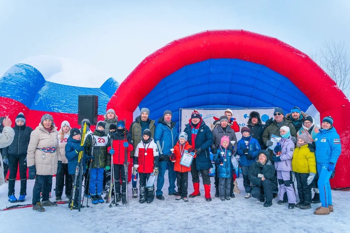 Анна Вольская побывала в Братеевской пойме на лыжных гонках. Фото: страница Анны Вольской в социальных сетях