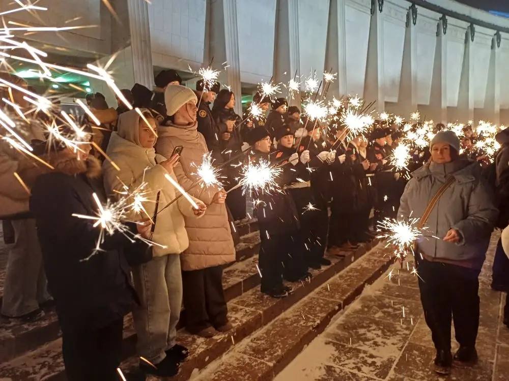 Ольга Белоусова рассказала о памятной акции «Искра надежды». Фото: Telegram-канал Ольги Белоусовой