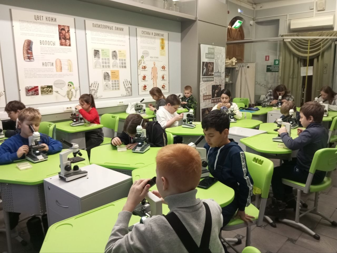Ученики школы №998 посетили биологический музей. Фото: страница школы №998 в социальных сетях