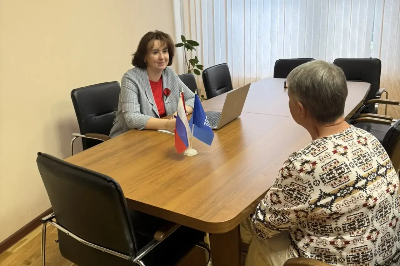 Ольга Белоусова провела личный прием граждан. Фото: канал Ольги Белоусовой в МАХ